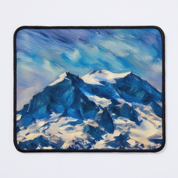 Artikelvorschau, Gipfel des Mount Rainier (Pastell) entworfen und verkauft von flyscenicair.