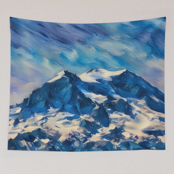 Item preview, Mount Rainier Peak (Pastel) designed and sold by flyscenicair.