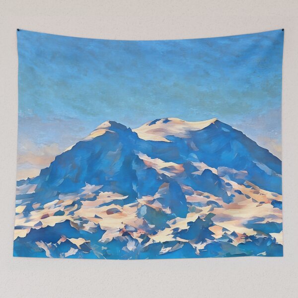 Item preview, Mount Rainier Peak (Impressionist) designed and sold by flyscenicair.