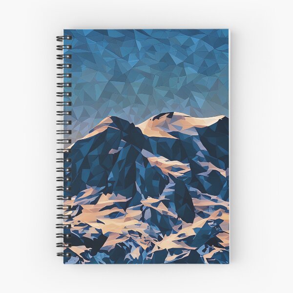 Artikelvorschau, Gipfel des Mount Rainier (Poly Art) entworfen und verkauft von flyscenicair.