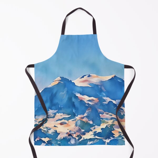 Artikelvorschau, Gipfel des Mount Rainier (Aquarell) entworfen und verkauft von flyscenicair.