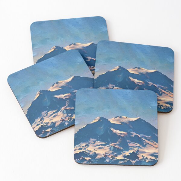 Item preview, Mount Rainier Peak (Oil Painting) designed and sold by flyscenicair.