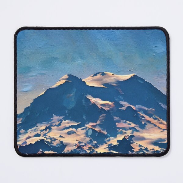 Artikelvorschau, Gipfel des Mount Rainier (Ölgemälde) entworfen und verkauft von flyscenicair.