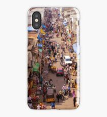 Busy market street iPhone Case