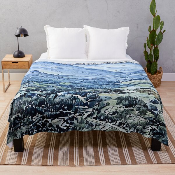 Item preview, Olympic Mountain River Valley (Sketch) designed and sold by flyscenicair.