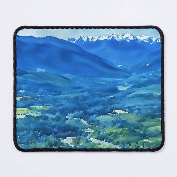Item preview, Olympic Mountain River Valley (Watercolor) designed and sold by flyscenicair.