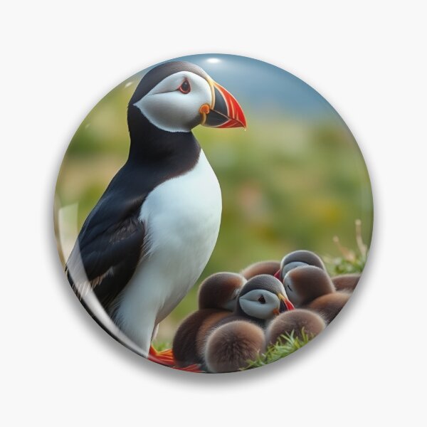 Item preview, Puffin and pufflings #1 designed and sold by EMCGallery.