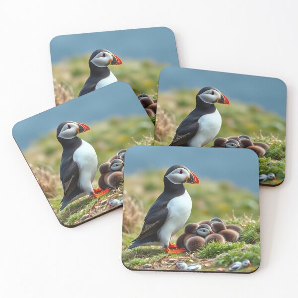 Item preview, Puffin and pufflings #1 designed and sold by EMCGallery.