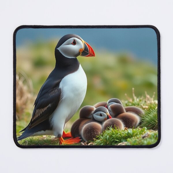 Item preview, Puffin and pufflings #1 designed and sold by EMCGallery.