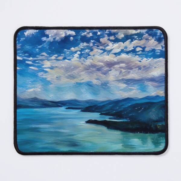 Item preview, Hood Canal with Olympic Mountains (Pastel) designed and sold by flyscenicair.