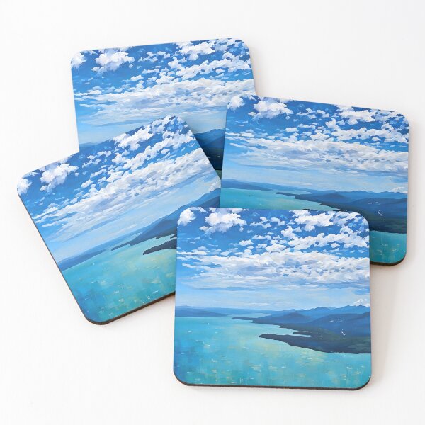 Item preview, Hood Canal with Olympic Mountains (Impressionist) designed and sold by flyscenicair.