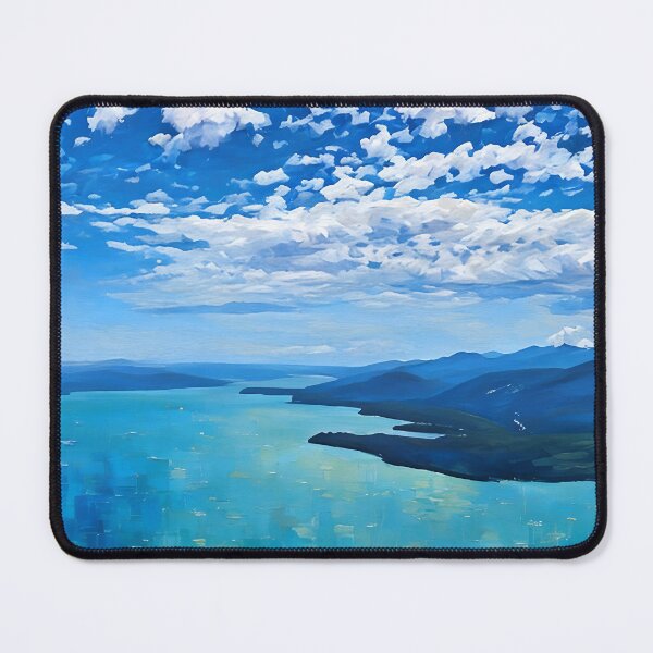 Item preview, Hood Canal with Olympic Mountains (Impressionist) designed and sold by flyscenicair.