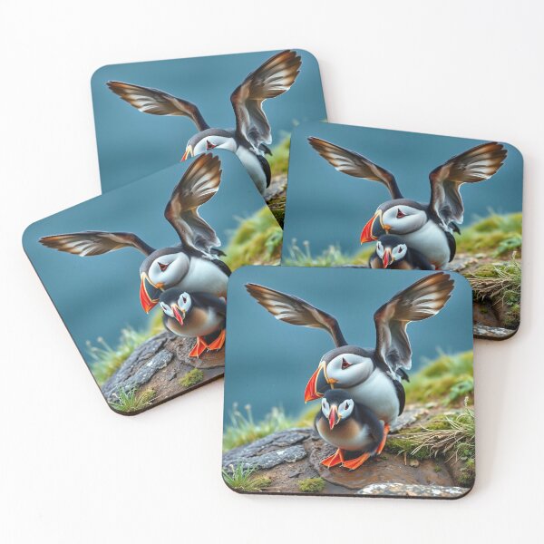 Item preview, Puffin and puffling #2 designed and sold by EMCGallery.