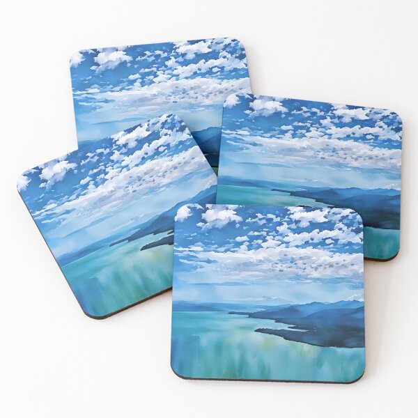 Item preview, Hood Canal with Olympic Mountains (Water Color) designed and sold by flyscenicair.
