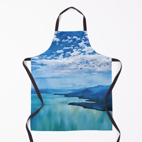 Item preview, Hood Canal with Olympic Mountains (Water Color) designed and sold by flyscenicair.