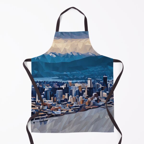 Item preview, Seattle Washington City Skyline (Poly Art) designed and sold by flyscenicair.