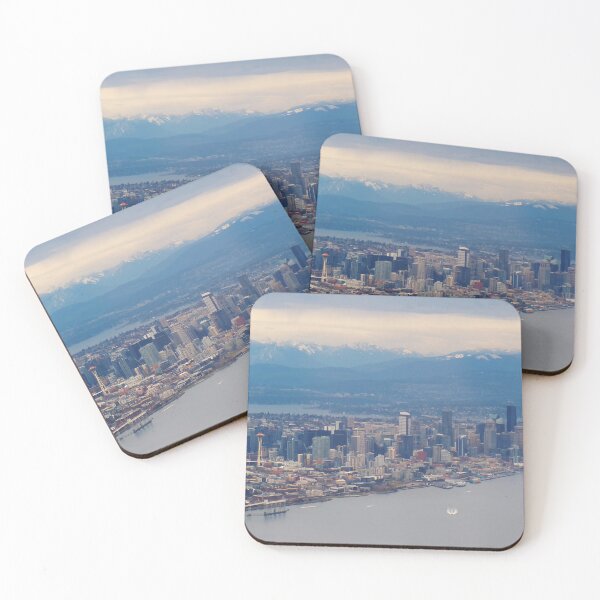 Item preview, Seattle Washington City Skyline designed and sold by flyscenicair.