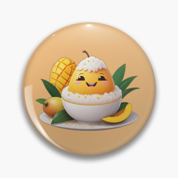 Item preview, Happy Mango Sticky Rice Day designed and sold by NarinJintana.