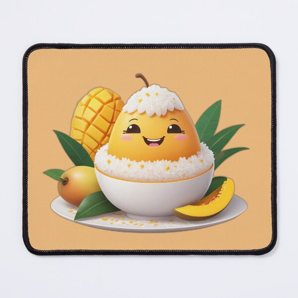Item preview, Happy Mango Sticky Rice Day designed and sold by NarinJintana.