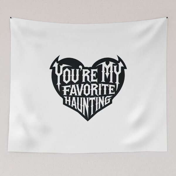 Item preview, You're My Favorite Haunting Black Heart - Goth Valentines Design designed and sold by Peter Stawicki.