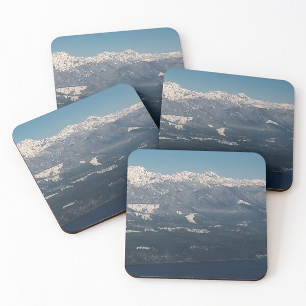 Item preview, Snow Covered Olympic National Park designed and sold by flyscenicair.