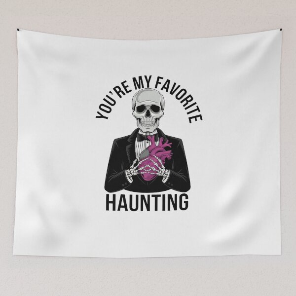 Item preview, You're My Favorite Haunting Skeleton - Goth Valentines Design designed and sold by Peter Stawicki.