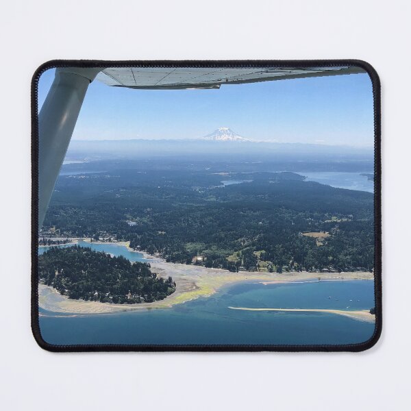Item preview, Mt Rainier from Raft Island designed and sold by flyscenicair.