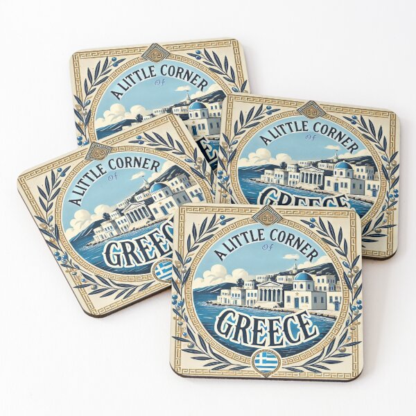 Item preview, A Little Corner of Greece - Idyllic Mediterranean Design designed and sold by KittyKatto.