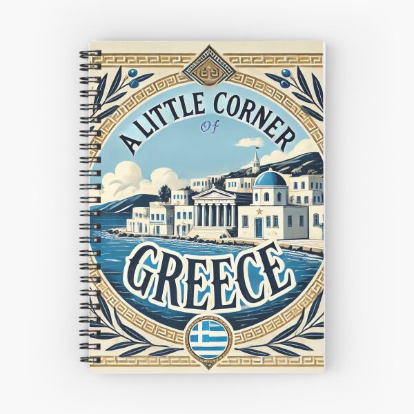 Item preview, A Little Corner of Greece - Idyllic Mediterranean Design designed and sold by KittyKatto.