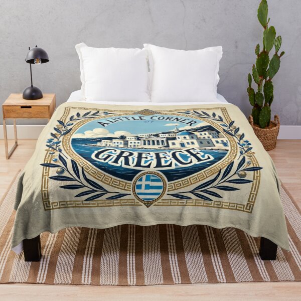Item preview, A Little Corner of Greece - Idyllic Mediterranean Design designed and sold by KittyKatto.