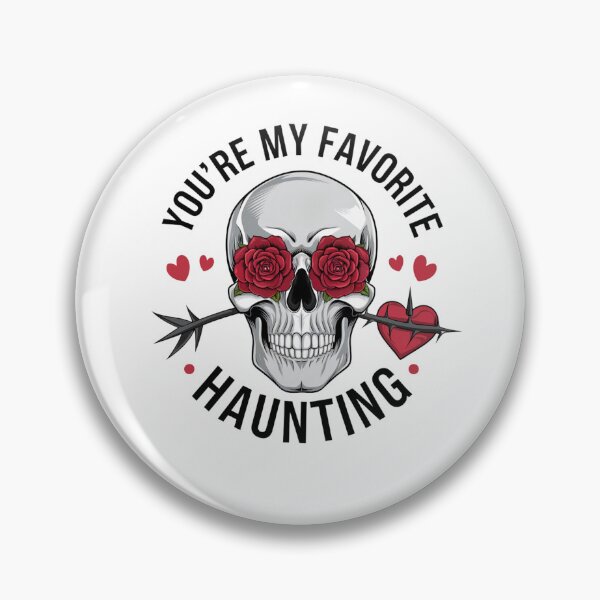 Item preview, You're My Favorite Haunting Skull Heart - Goth Valentines Design designed and sold by Peter Stawicki.