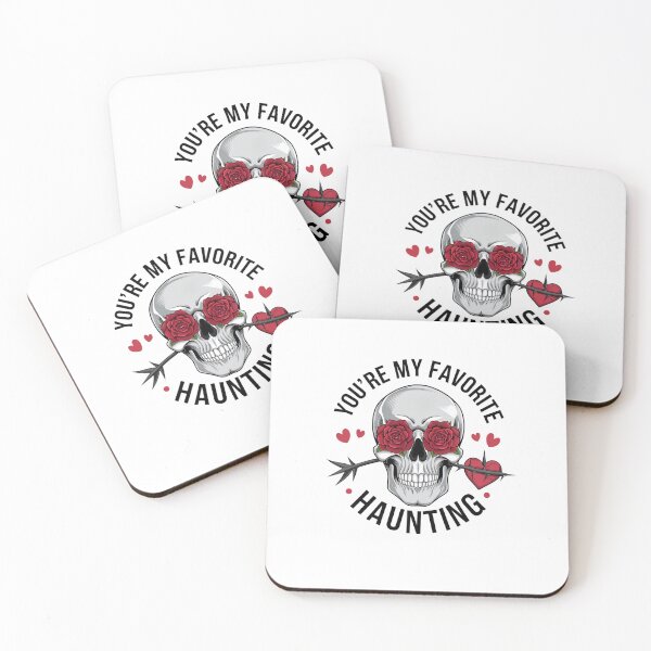 Item preview, You're My Favorite Haunting Skull Heart - Goth Valentines Design designed and sold by Peter Stawicki.