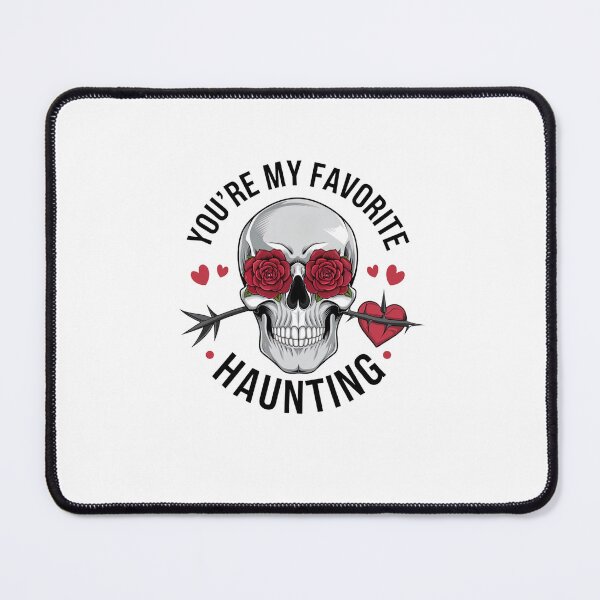 Item preview, You're My Favorite Haunting Skull Heart - Goth Valentines Design designed and sold by Peter Stawicki.