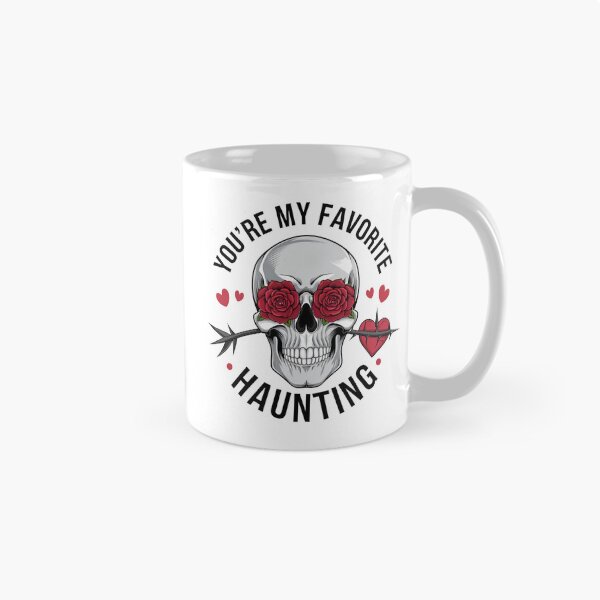 Item preview, You're My Favorite Haunting Skull Heart - Goth Valentines Design designed and sold by Peter Stawicki.
