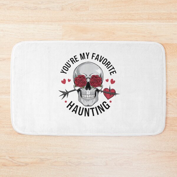 Item preview, You're My Favorite Haunting Skull Heart - Goth Valentines Design designed and sold by Peter Stawicki.