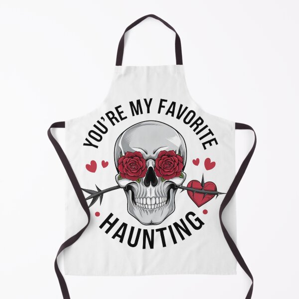 Item preview, You're My Favorite Haunting Skull Heart - Goth Valentines Design designed and sold by Peter Stawicki.