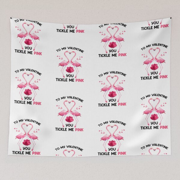 Item preview, To my valentine you tickle me pink  designed and sold by wesdesignshop.