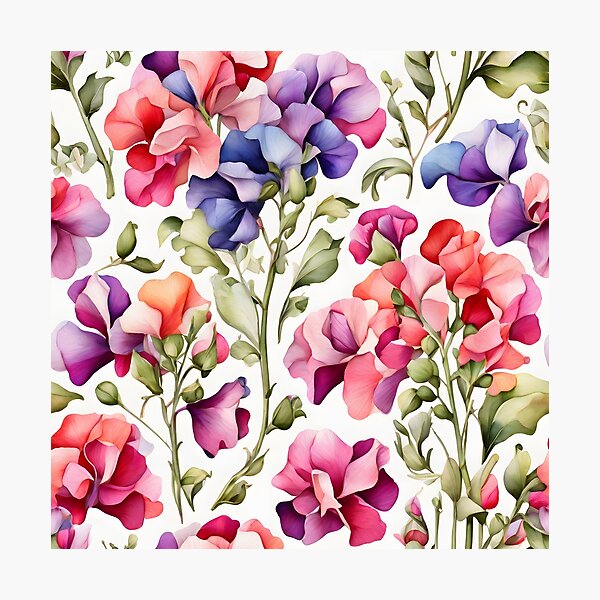 Item preview, Sweet Pea Pattern designed and sold by HOMETOWN86.