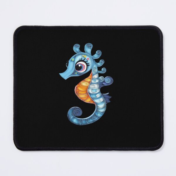 Item preview, Cute Quilled Paper Seahorse designed and sold by PrintsByFrank.