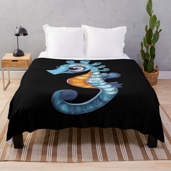 Item preview, Cute Quilled Paper Seahorse designed and sold by PrintsByFrank.