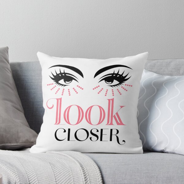Item preview, Look Closer Through Bold Eyes and Pink Dots designed and sold by SplashTastic.