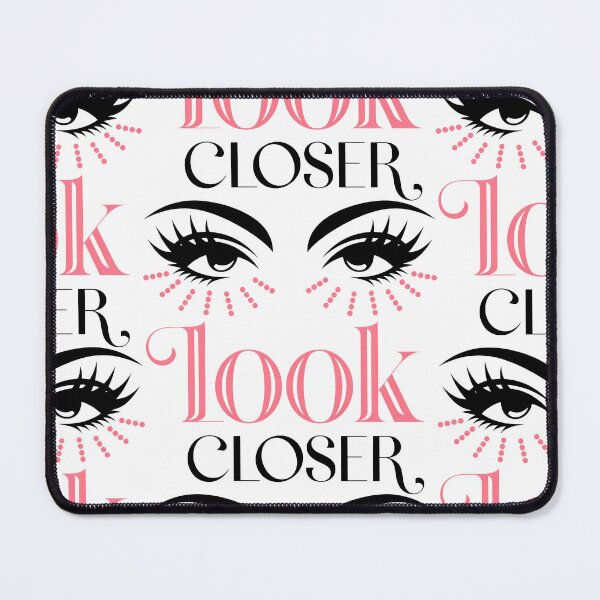 Item preview, Look Closer Through Bold Eyes and Pink Dots designed and sold by SplashTastic.