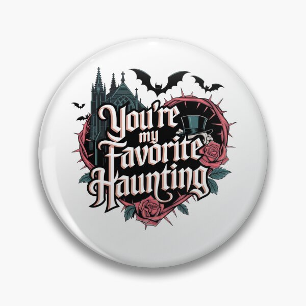 Item preview, You're My Favorite Haunting Castle Heart - Goth Valentines Design designed and sold by Peter Stawicki.