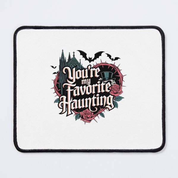 Item preview, You're My Favorite Haunting Castle Heart - Goth Valentines Design designed and sold by Peter Stawicki.