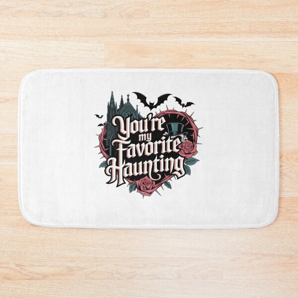Item preview, You're My Favorite Haunting Castle Heart - Goth Valentines Design designed and sold by Peter Stawicki.