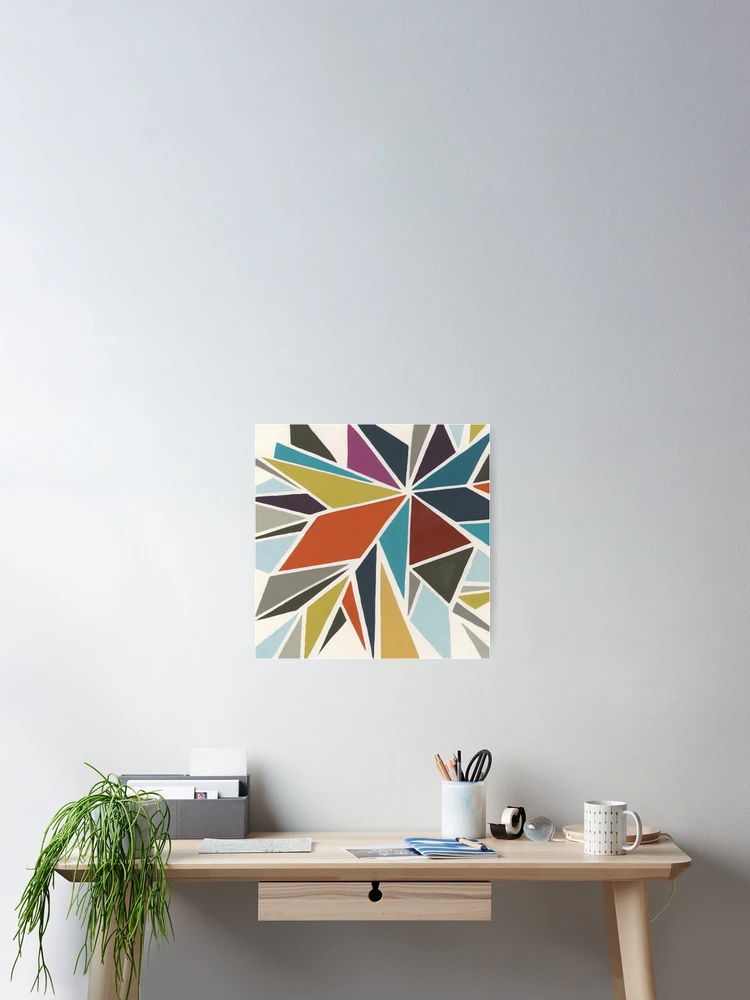 Thumbnail 2 of 3, Poster, Geometric Pattern designed and sold by ViaARTfactory.