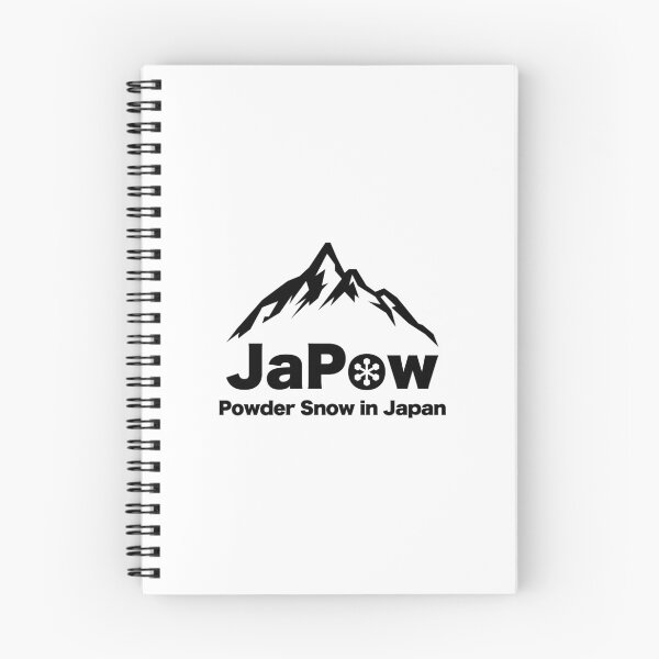 Item preview, JAPOW Japan Powder Snow Snowboard Sticker - Black designed and sold by PawaPotto.