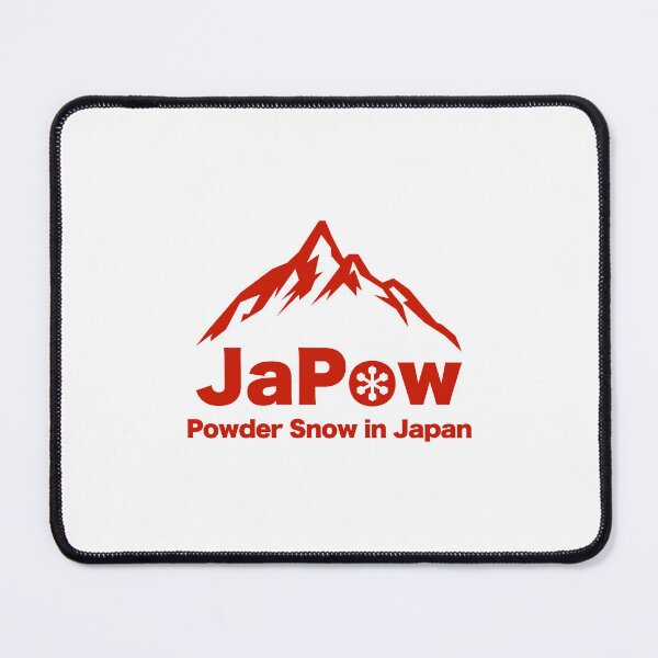 Item preview, JAPOW Japan Powder Snow Snowboard Sticker - Red designed and sold by PawaPotto.