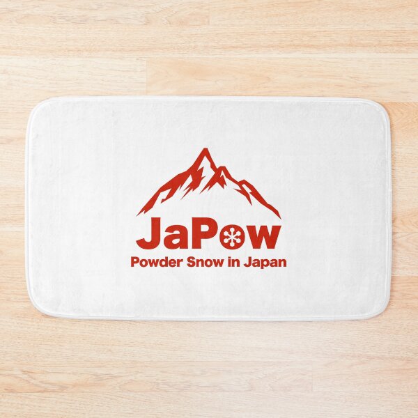 Item preview, JAPOW Japan Powder Snow Snowboard Sticker - Red designed and sold by PawaPotto.