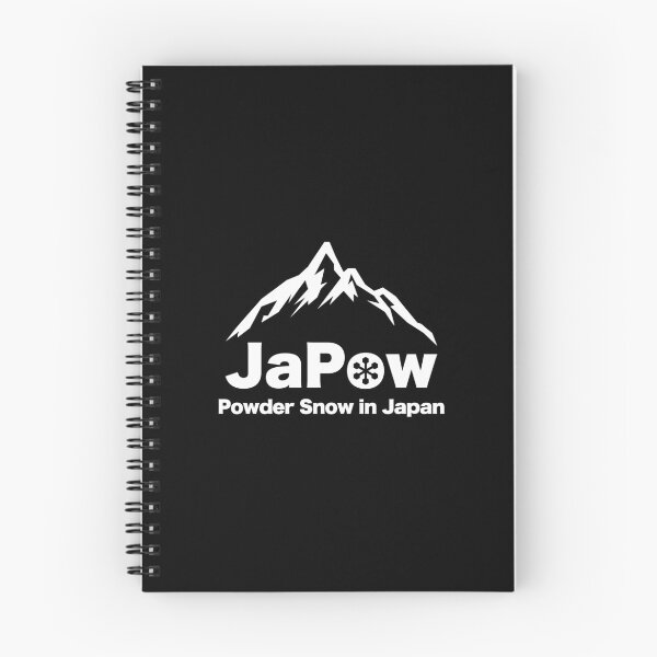 Item preview, JAPOW Japan Powder Snow Snowboard Sticker - White designed and sold by PawaPotto.